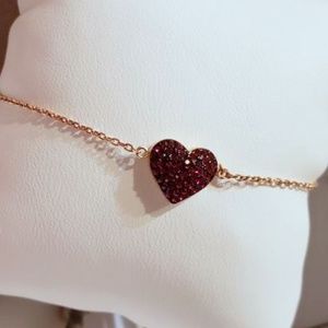 michael kors pave heart bracelet